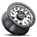 Raceline A12 Squad Beadlock - Hyper Silver & System 3 XCR350 Radial UTV Wheel & Tire Kit