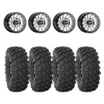Raceline Hyper Silver A12 Squad Beadlock & System 3 XTR370 Offroad Wheel & Tire Kit