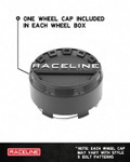 Raceline A13B Omega Wheels - Satin Black