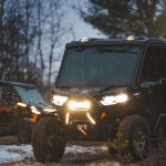 Ravek Kawasaki Mule FX Plug & Play Auto-Cancel UTV Turn Signal Kit with White Running Lights