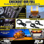 RLB Motorsports Hyper Bright Solid Color LED Whips - V3