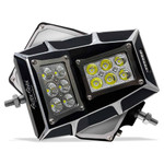 Sector Seven Sawtooth LED light mirrors with 1 3/4"-2" Infinity Mounts