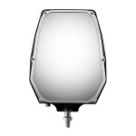 Sector Seven Sawtooth Black LED Light Mirror w/ 1 3/4"-2" Infinity Mounts