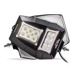 Sector Seven Sawtooth Black LED Light Mirror Pro Fit Cage Mounts