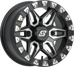 Sedona Black/Machined Split 6 Beadlock & System 3 XC450 Radial Wheel & Tire Kit
