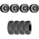 Sedona Black Sano Beadlock & System 3 RT320 Radial Wheel & Tire Kit