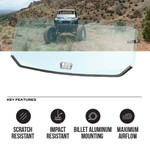 Super Comp Polaris RZR Pro XP & Pro S Polycarbonate Half Front Windshield