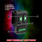 Switch Works Kawasaki Teryx H2 Turn Signal Sequential Front LED Lights Kit W/ Taillight Integration