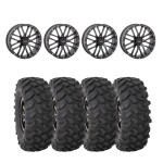 System 3 ST-3 Black & System 3 Offroad XTR370 Wheel & Tire Kit