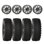 System 3 Black SB-4 Beadlock & System 3 ATX470 All Terrain Xtreme Wheel & Tire Kit