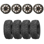 System 3 Bronze SB-4 Beadlock & Sedona Rockabilly Wheel & Tire Kit