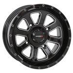 System 3 Gloss Black ST-4 & System 3 ATX470 All Terrain Xtreme Wheel & Tire Kit