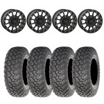 System 3 Matte Black SB-5 Beadlock & System 3 Radial RT320 Wheel & Tire Kit