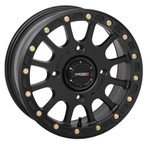 System 3 Matte Black SB-5 Beadlock & System 3 DX440 Offroad Wheel & Tire Kit