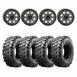 System 3 Titanium SB-7 Beadlock & Maxxis Radial Carnivore Wheel & Tire Kit