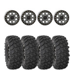 System 3 Titanium SB-7 Beadlock Wheels & System 3 Offroad XTR370 Wheel & Tire Kit