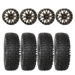 System 3 Bronze SB-4 Beadlock & System 3 RC500S 8 Ply Rock Crawler Wheel & Tire Kit