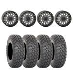 System 3 Gunmetal Grey SB-6 Beadlocks & System 3 Radial RT320 Wheel & Tire Kit