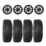 System 3 Titanium SB-7 Beadlock & System 3 RC500S 8 Ply Rock Crawler Wheel & Tire Kit