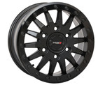 System 3 Matte Black SB-8 6-Lug Beadlock & Maxxis Radial Carnivore Wheel & Tire Kit