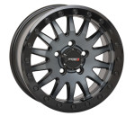 System 3 Matte Brushed Grey SB-8 5-Lug Beadlock & Maxxis Radial Carnivore Wheel & Tire Kit