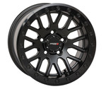 System 3 Matte Black with Gloss Black Ring SB-9 Beadlock & Maxxis Liberty Performance Off Road Wheel & Tire Kit