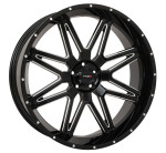 System 3 Gloss Black/Milled ST-7 & System 3 Offroad XTR370 Wheel & Tire Kit