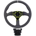 UTVMA Polaris RZR XP 1000 Octane Leather Steering Wheel w/ Hub