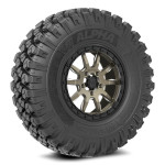 Valor Offroad Alpha on 15x7 V15 (5 Lug) Bronze UTV Wheel & Tire Kit