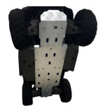 Ricochet Offroad full frame skid plate set Honda Pioneer 500 520 aluminum underbody protection with bash plate installed