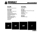 Assault Industries 4" X 3" Utv Universal Registration Plate