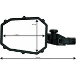 Moose - Universal Octagon Utv Side View Mirror