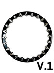 Packard Performance Midnight Series Wishbone Forged Beadlock Wheel