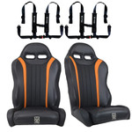 UTVMA '24-'25 Can-Am Maverick R 2 & 4 Seater Weekender Series Front Suspension Bucket Seats - Pair