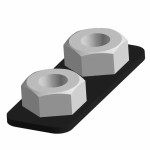 Polaris Ranger Replacement Door Hinge Plate