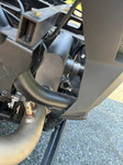 Aftermarket Assassins '22-'25 Polaris RZR Pro R 4 Cylinder Slip-On Exhaust With Center Exit & 3" Side Dump