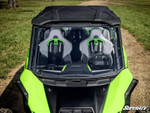 SuperATV '26+ Kawasaki Teryx4 H2 Scratch-Resistant Flip Windshield