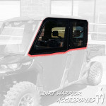 Dirt Warrior Accessories 2016+ Can-am Defender (4 Seater) Upper Side Doors "The Vault"
