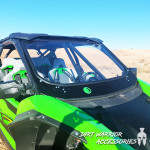 Dirt Warrior Kawasaki Teryx H2 Front Windshield w/ Intrusion Bars