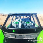 Dirt Warrior Kawasaki Teryx H2 Front Windshield w/ Intrusion Bars