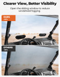 Kemimoto Can-Am Defender Vented Front Windshield