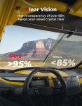 Kemimoto Can-Am Maverick R / R Max X / X RS DOT Approved Full Glass Windshield w/ Wiper