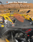 Kemimoto Can-Am Maverick R Scratch Resistant Tinted Rear Windshield