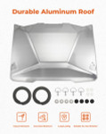 Kemimoto Can-Am Maverick X3 Aluminum Silver Roof