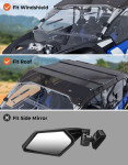 Kemimoto Can-Am Maverick X3 MAX Ventilated Hard Upper Doors