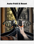 Kemimoto Can-Am Maverick X3 Side Mirrors US Flag Pattern