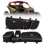 Kemimoto Can-Am Maverick X3 Storage Door Bags with Removable Knee Pad