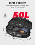 Kemimoto Can-Am Maverick X3 Upgraded 50L Cargo Bag  Front/Rear Rack Cooler & Storage Box