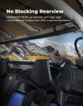 Kemimoto Can-Am Maverick X3 Upgraded Scratch-Resistant Rear Windshield