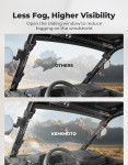Kemimoto CFMoto ZForce 950 Sport | 800 Trail Adjustable Vented Front Windshield
